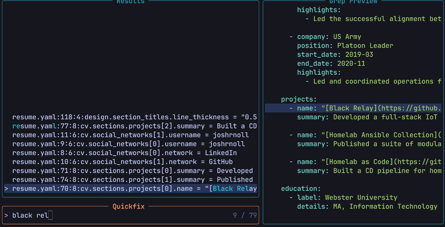 YAMLTelescope Screenshot